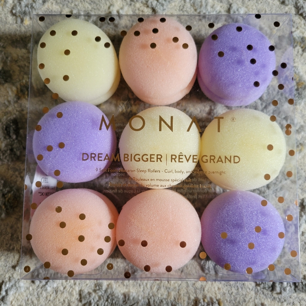 Macaroon soft foam hair rollers